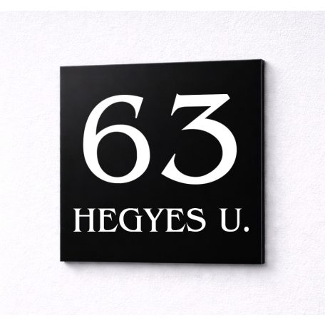 Házszámtábla - több méretben és színben