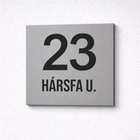Házszámtábla - több méretben és színben