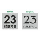 Házszámtábla - több méretben és színben