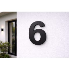 Lézervágott házszámok - több méretben fekete plexiből