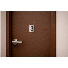 Gravírozott ajtószámtábla - több színben és méretben