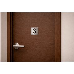 Gravírozott ajtószámtábla - több színben és méretben