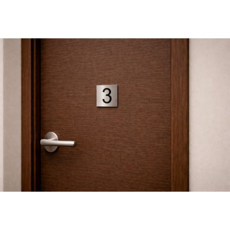 Gravírozott ajtószámtábla - több színben és méretben