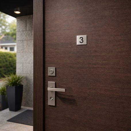 Gravírozott ajtószámtábla - több színben és méretben