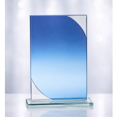 Gravírozható üvegdíj - Kira2 19 cm