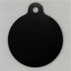 Kutyabiléta kör alakú (fekete)