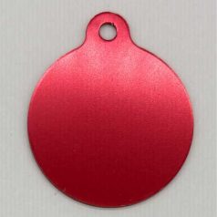 Kutyabiléta kör alakú (piros)