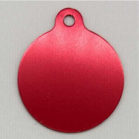 Kutyabiléta kör alakú (piros)