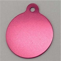 Kutyabiléta kör alakú (rózsaszín)
