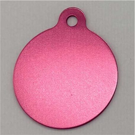 Kutyabiléta kör alakú (rózsaszín)