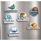 Egyedi formájú hűtőmágnes - fa vagy plexi kivitelben