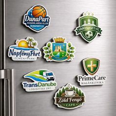 Egyedi formájú hűtőmágnes - fa vagy plexi kivitelben