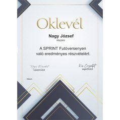 Oklevél A4 kék
