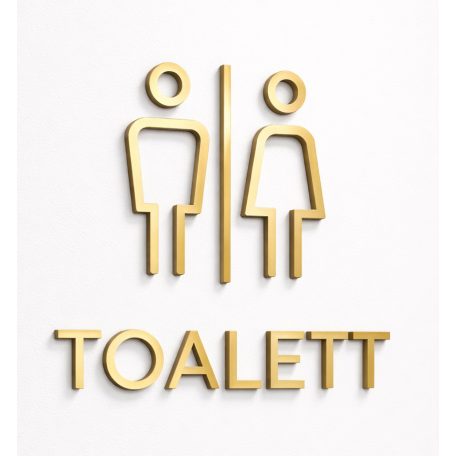 Egyedi lézervágott ajtójelölő táblák