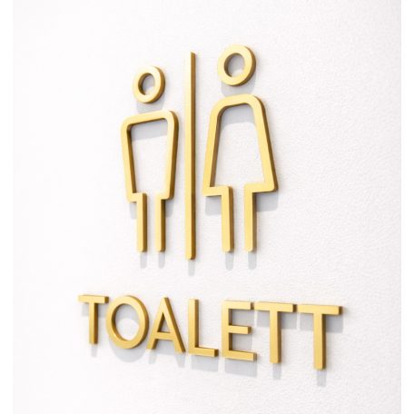 Egyedi lézervágott ajtójelölő táblák