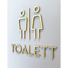 Egyedi lézervágott ajtójelölő táblák