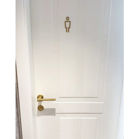 Egyedi lézervágott ajtójelölő táblák