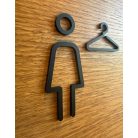 Egyedi lézervágott ajtójelölő táblák