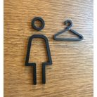 Egyedi lézervágott ajtójelölő táblák