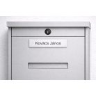 Gravírozott műanyag névtábla postaládára - több színben és méretben