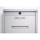 Gravírozott műanyag névtábla postaládára - több színben és méretben