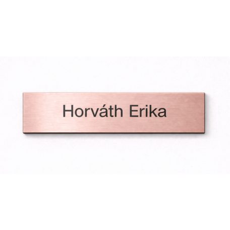 Gravírozott műanyag névtábla postaládára - több színben és méretben