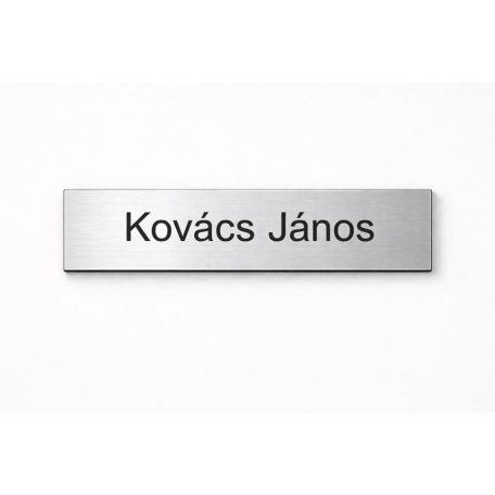 Gravírozott műanyag névtábla postaládára - több színben és méretben