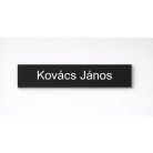 Gravírozott műanyag névtábla postaládára - több színben és méretben