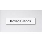 Gravírozott műanyag névtábla postaládára - több színben és méretben