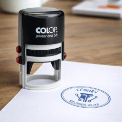 Ovális szövegbélyegző - Colop Printer Ovál 55