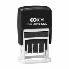 Irodai dátumbélyegző s120 mini - több színben