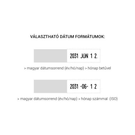 Irodai dátumbélyegző szöveggel - Colop S120/P