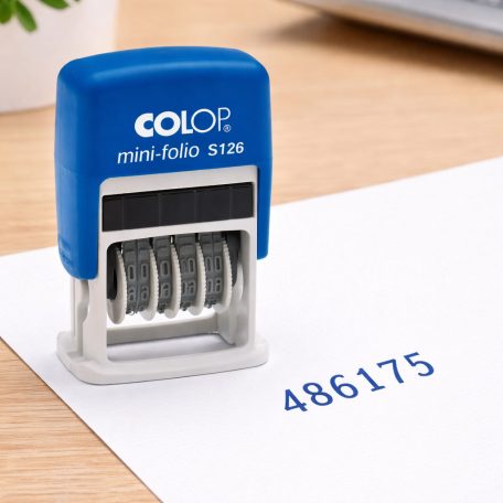 Számbélyegző 6 számjegyes Colop S126 Mini