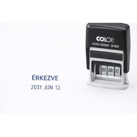 Irodai dátumbélyegző szöveggel - Colop S160