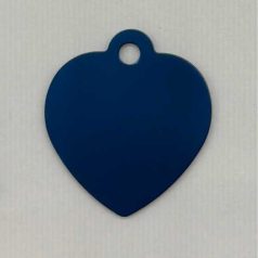 Kutyabiléta szív alakú(kék)