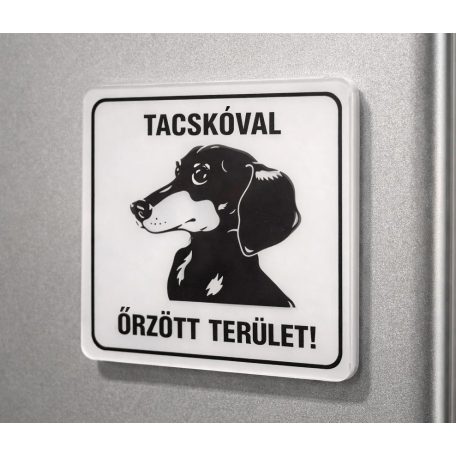 Tacskós hűtőmágnes