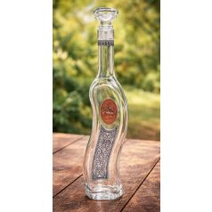 Gravírozható díszes pálinkás üveg (500 ml)