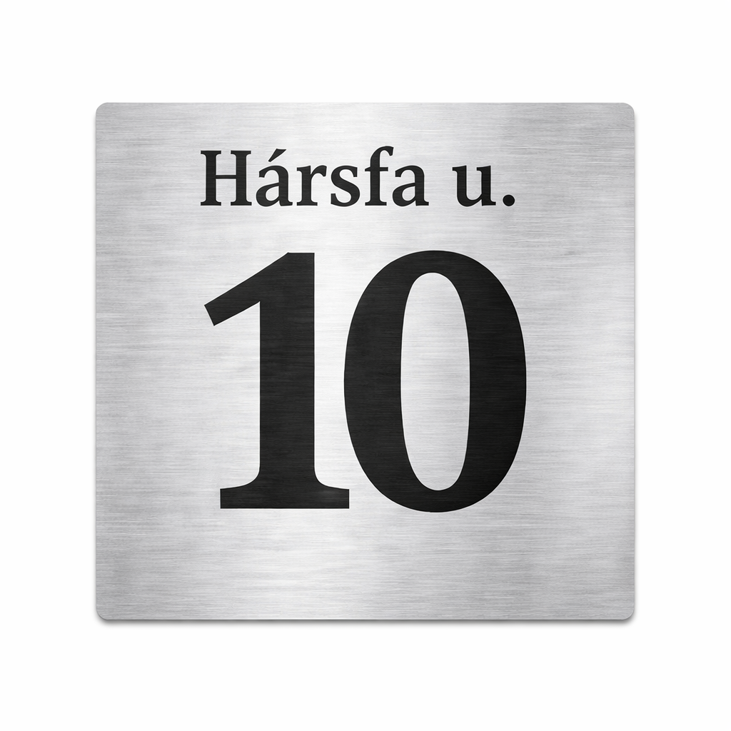 Modern házszámtáblák: funkció és design egyben